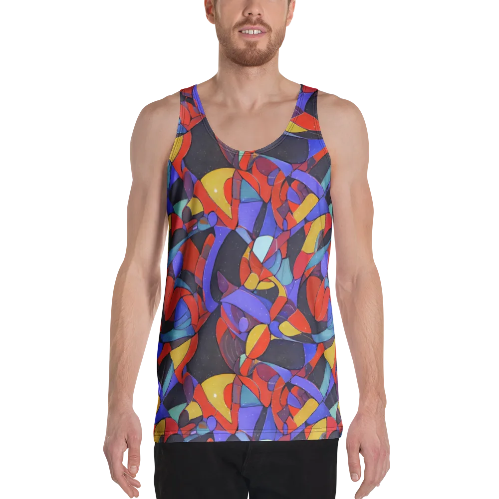 Neon Interlock on Men's Tank Top — Front