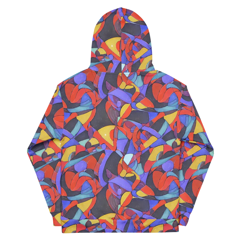 Neon Interlock on Cotton Hoodie — Back