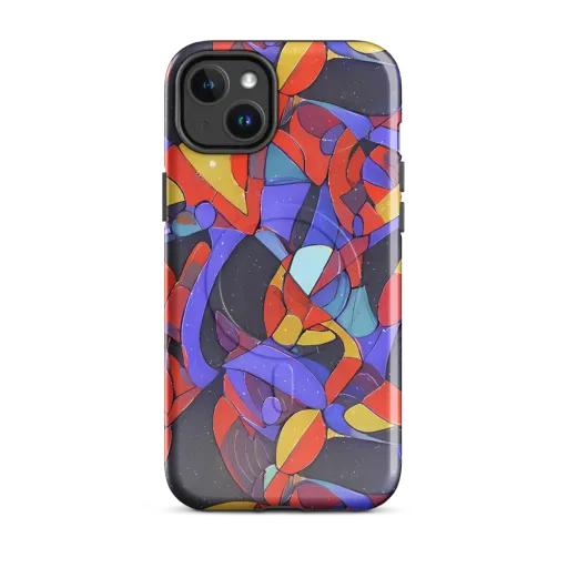 Neon Interlock on a MagSafe Tough Case for iPhone®