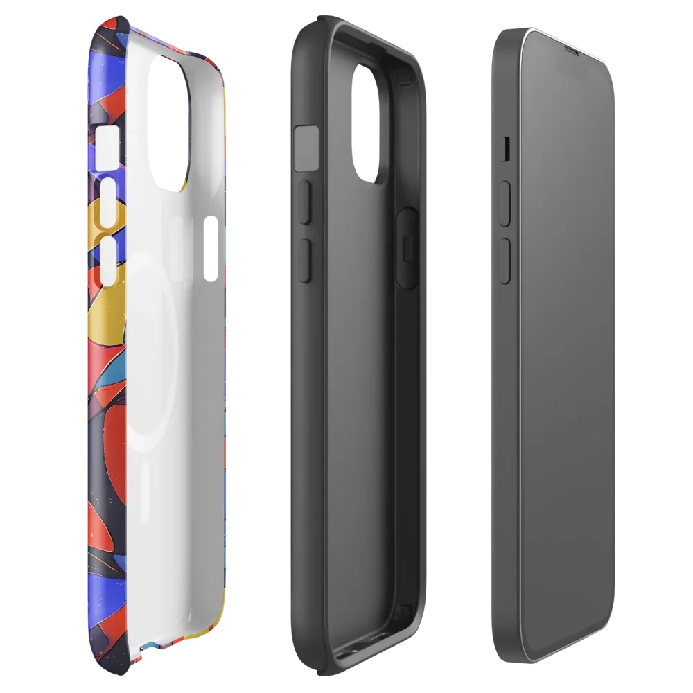 Neon Interlock on MagSafe Tough Case for iPhone® — Front