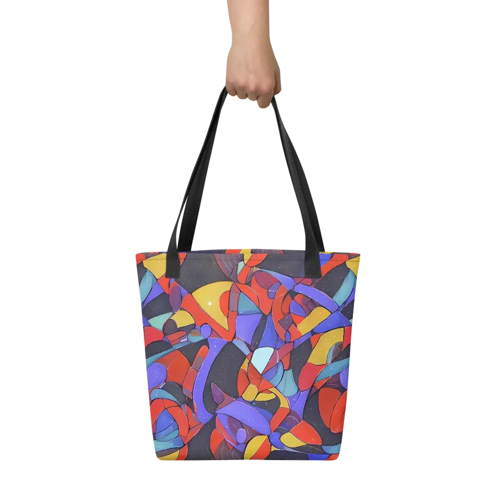 Neon Interlock on Tote Bag — Front