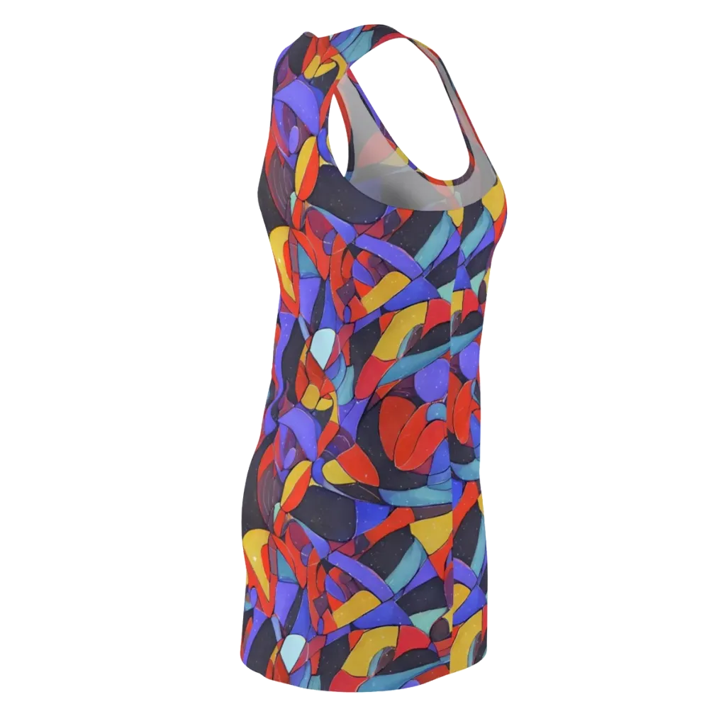 Neon Interlock on Racerback Dress — Back Side