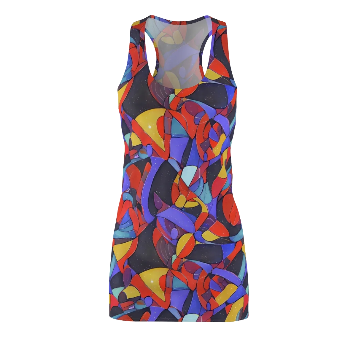 Neon Interlock on Racerback Dress — Front