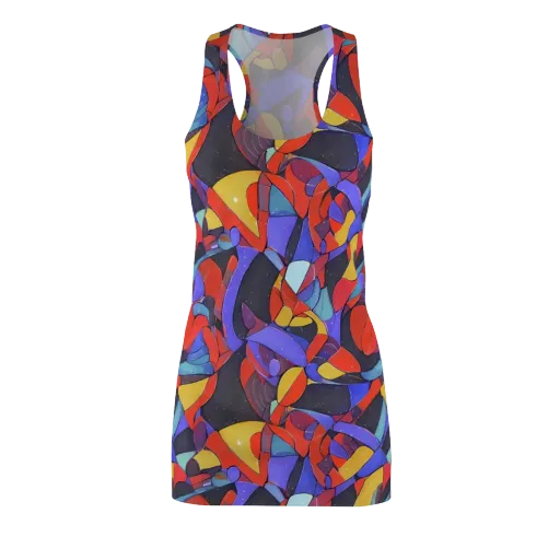 Neon Interlock on a Racerback Dress