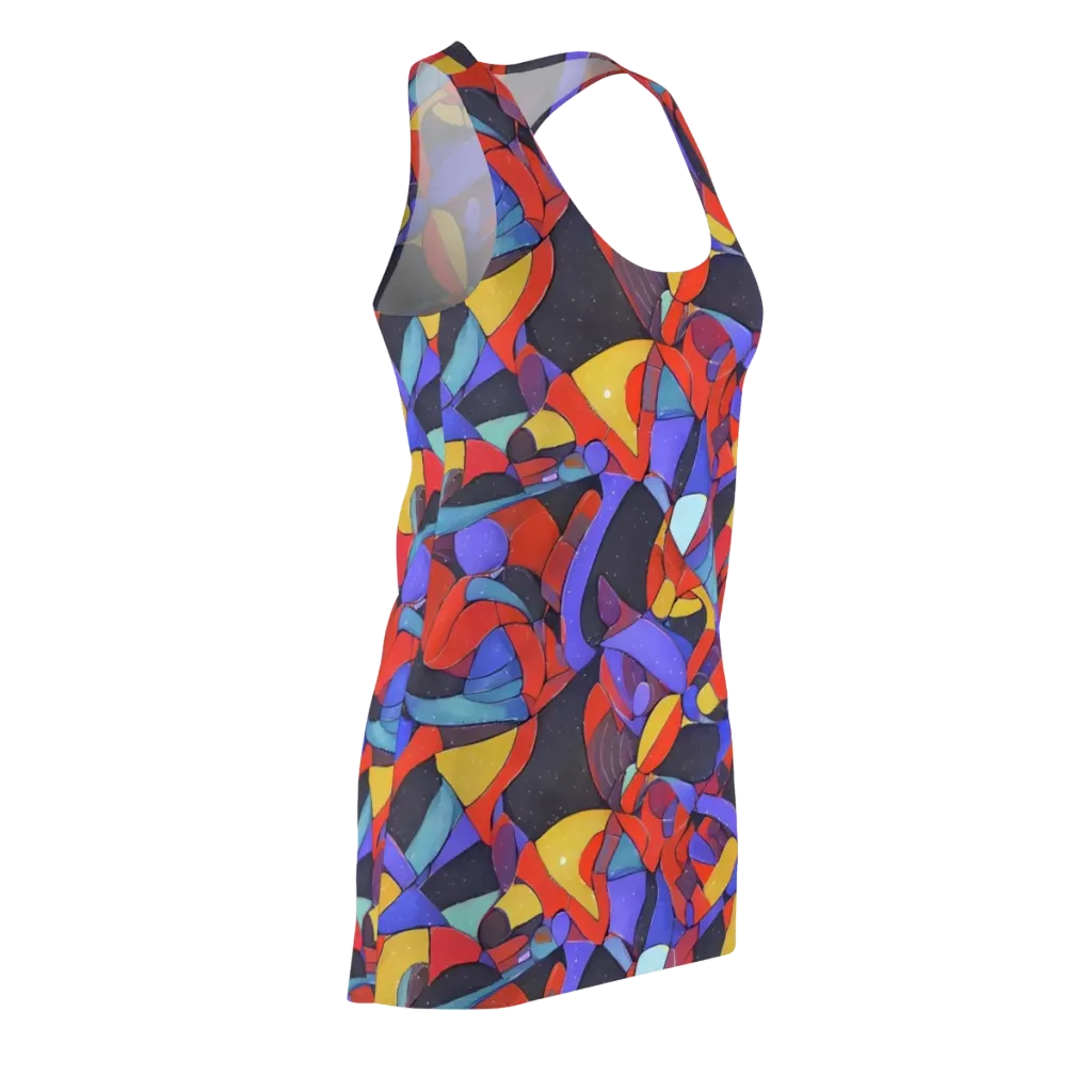 Neon Interlock on Racerback Dress — Front Side