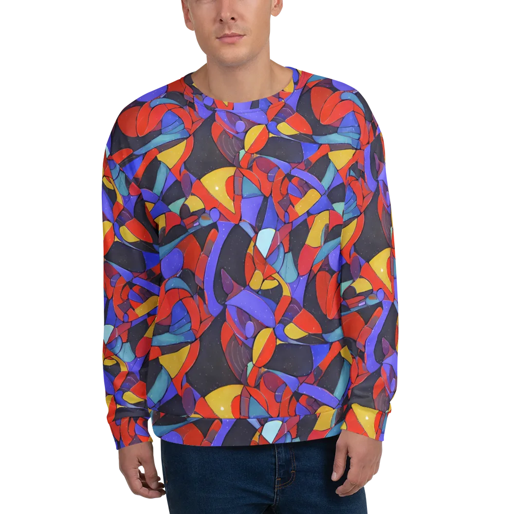 Neon Interlock on Sweatshirt — Front