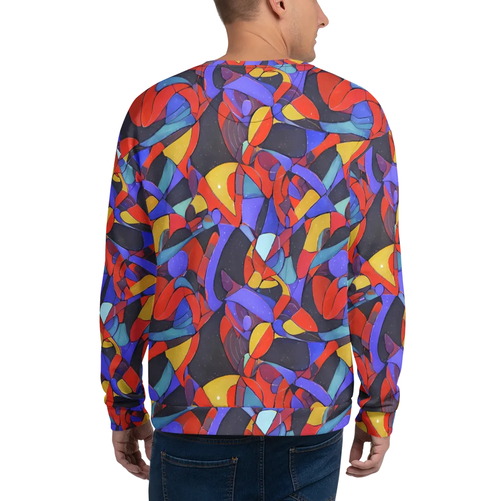 Neon Interlock on Sweatshirt — Back