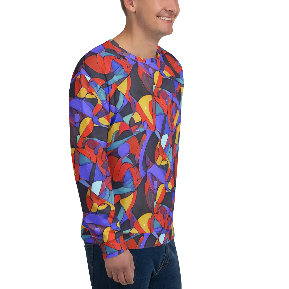 Neon Interlock on Sweatshirt — Right Front