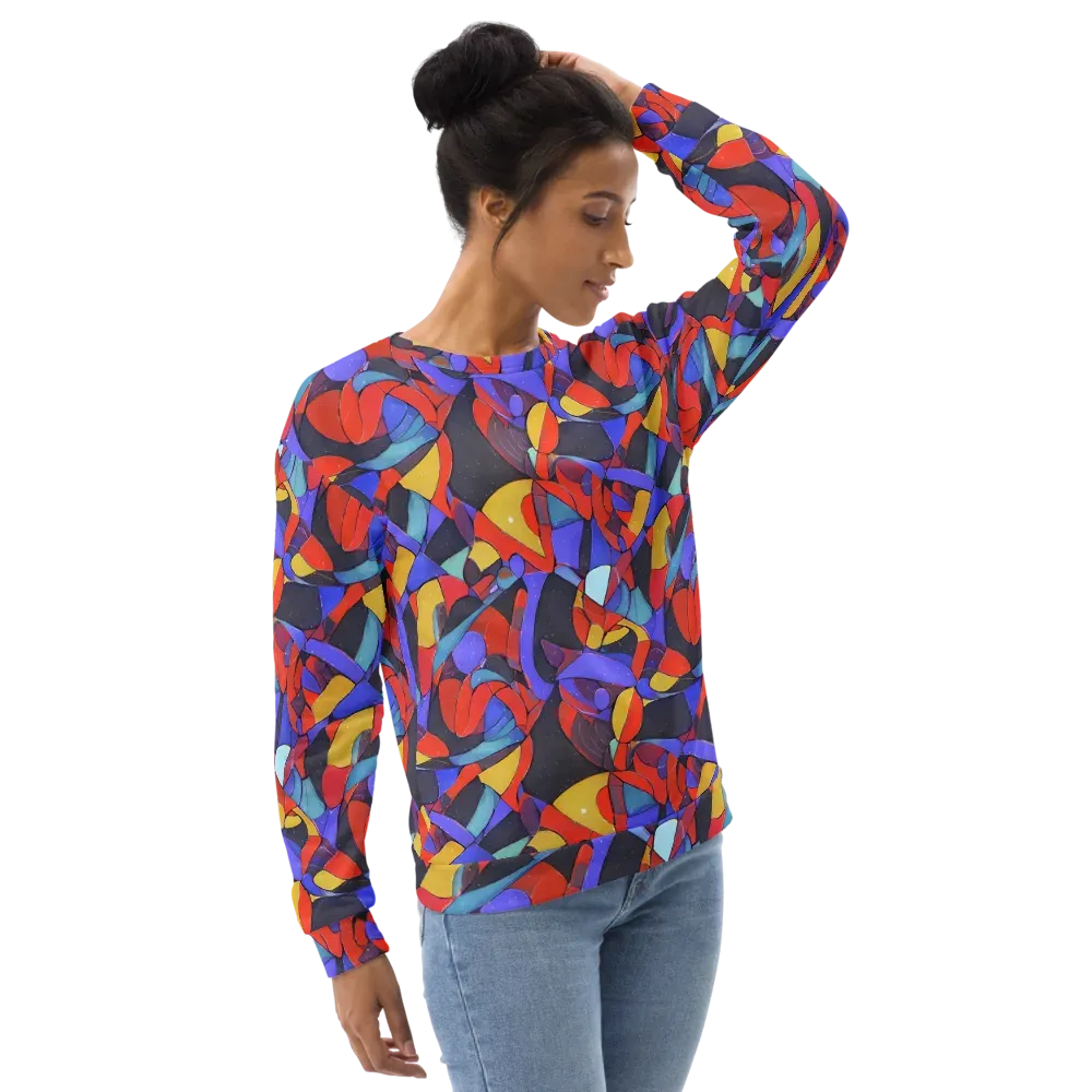 Neon Interlock on Sweatshirt — Right Front