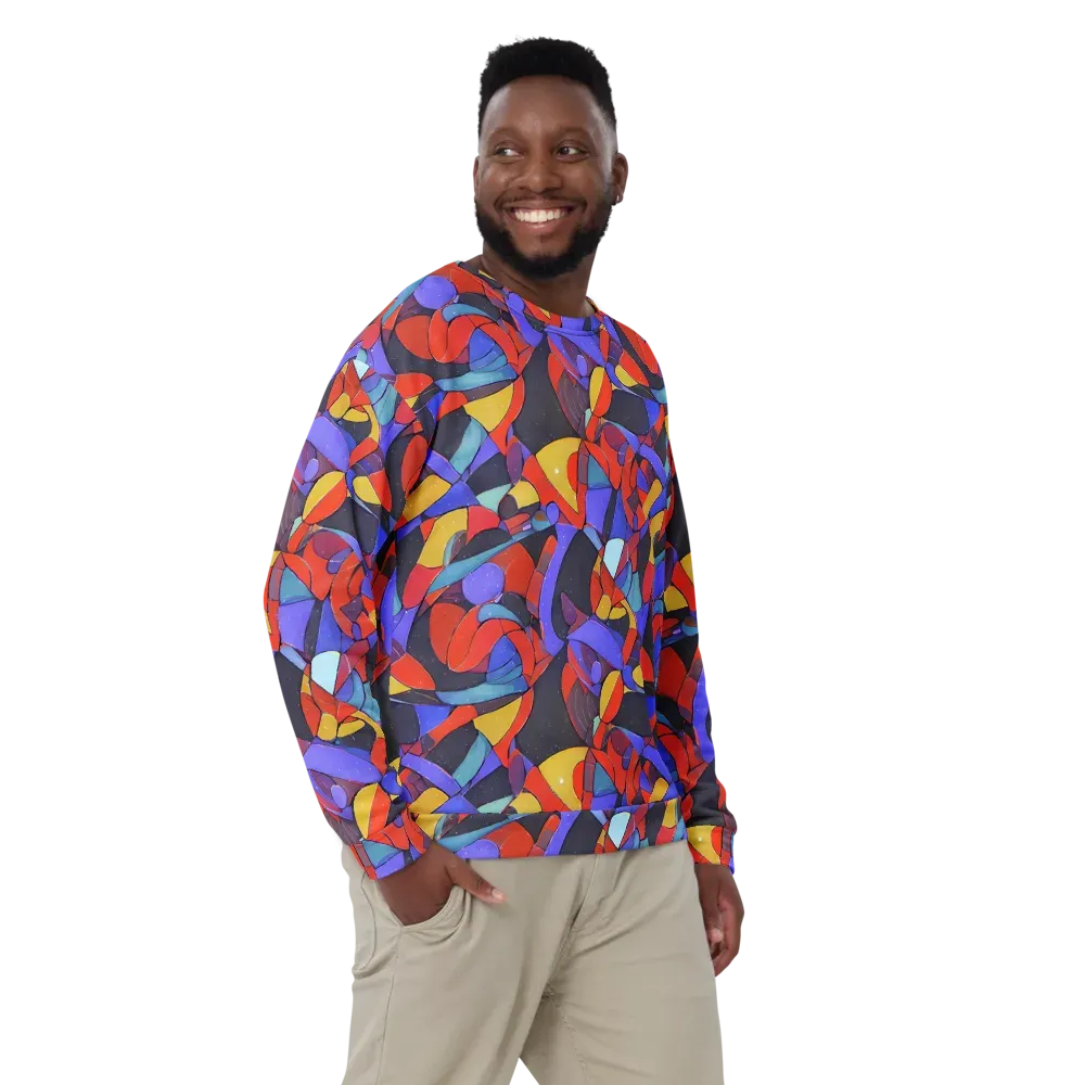 Neon Interlock on Sweatshirt — Front