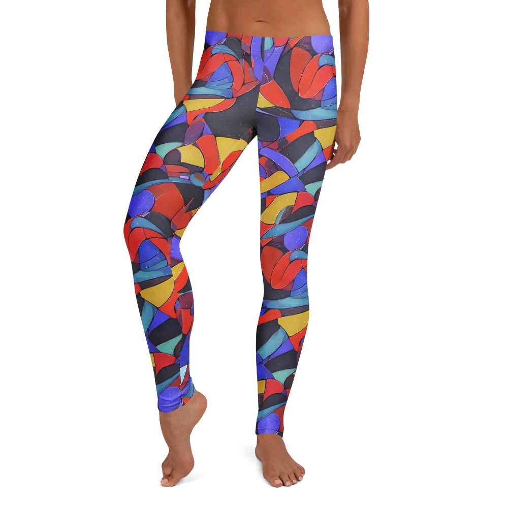 Neon Interlock on Leggings — Front