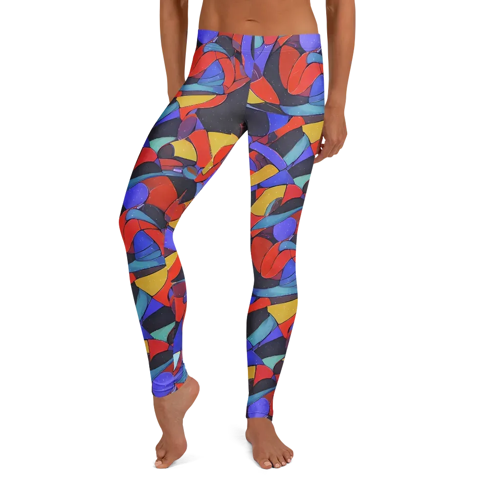 Neon Interlock on Leggings — Front