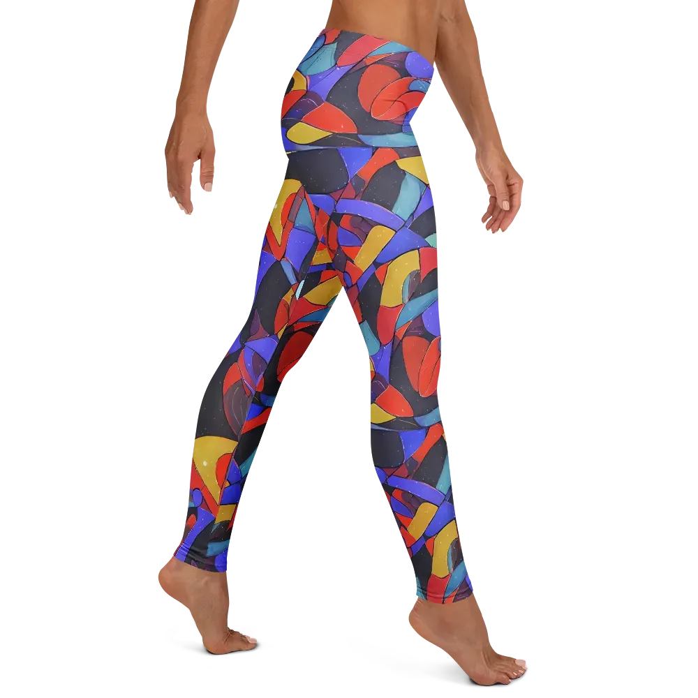 Neon Interlock on Leggings — Right