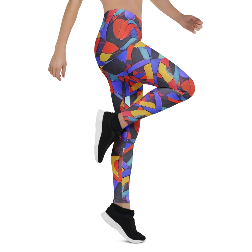 Neon Interlock on Leggings — Right