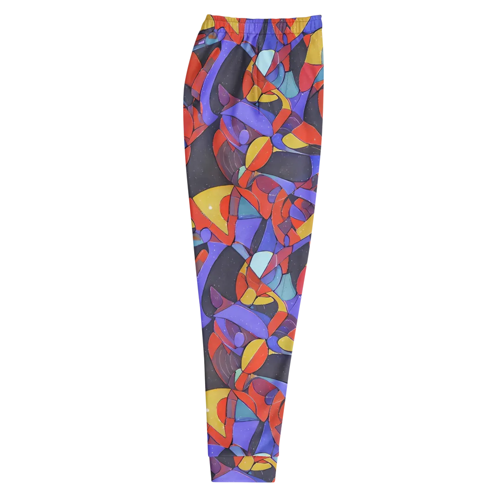 Neon Interlock on Men's Joggers — Right
