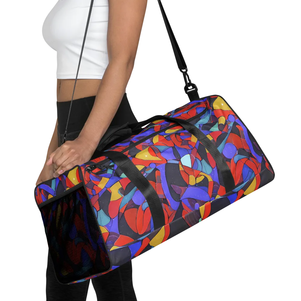 Neon Interlock on Duffle Bag — Front