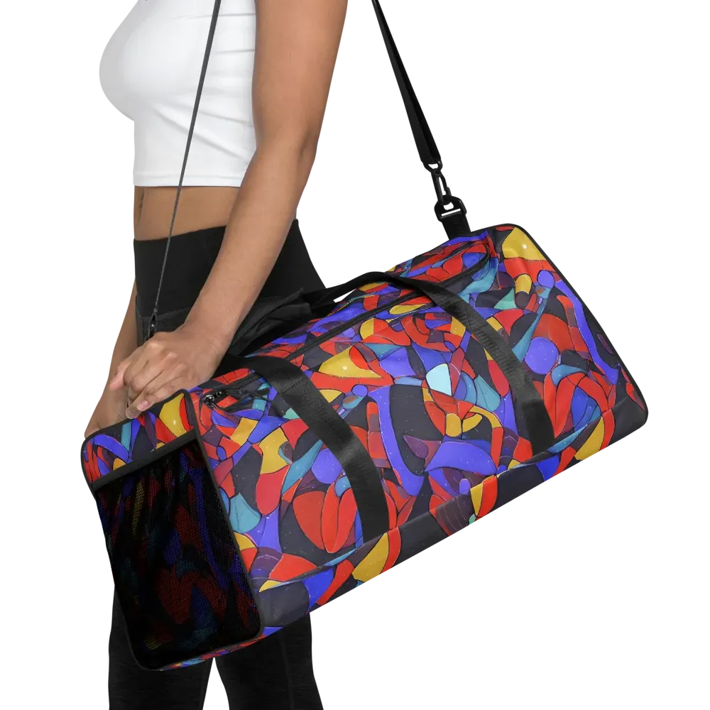 Neon Interlock on Duffle Bag — Front