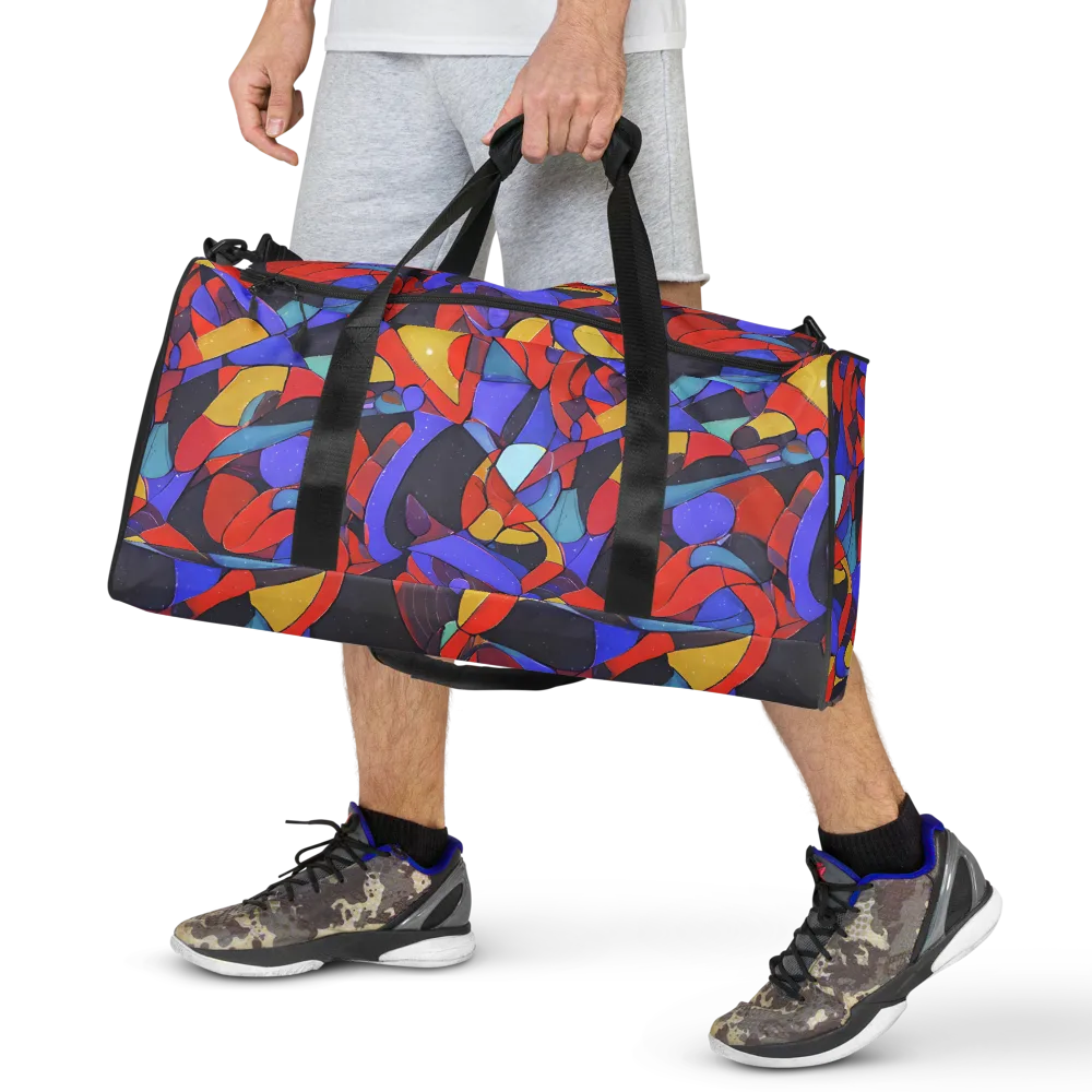 Neon Interlock on Duffle Bag — Front