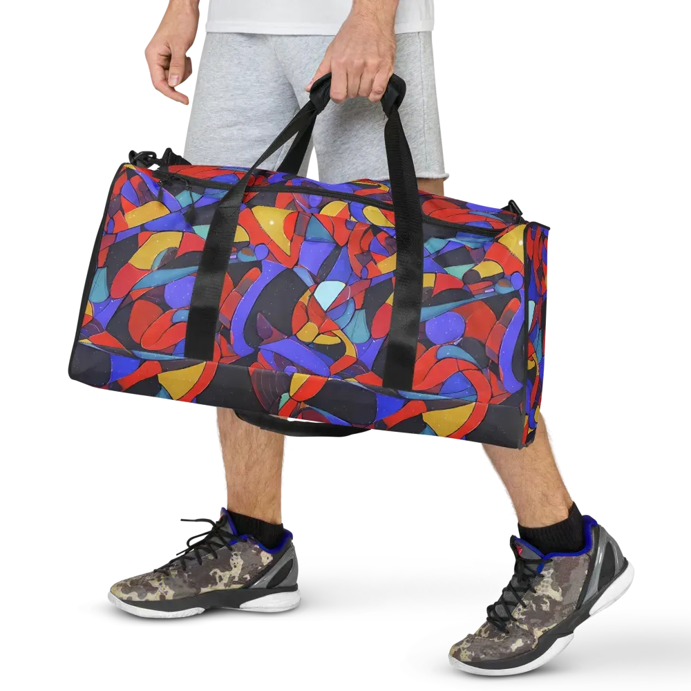 Neon Interlock on Duffle Bag — Front