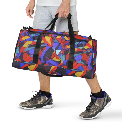 Neon Interlock on a Duffle Bag