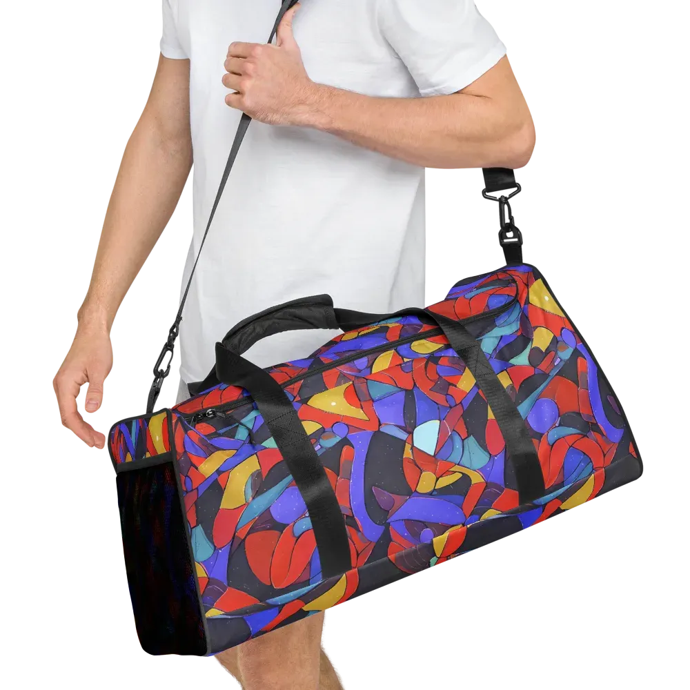 Neon Interlock on Duffle Bag — Right Front