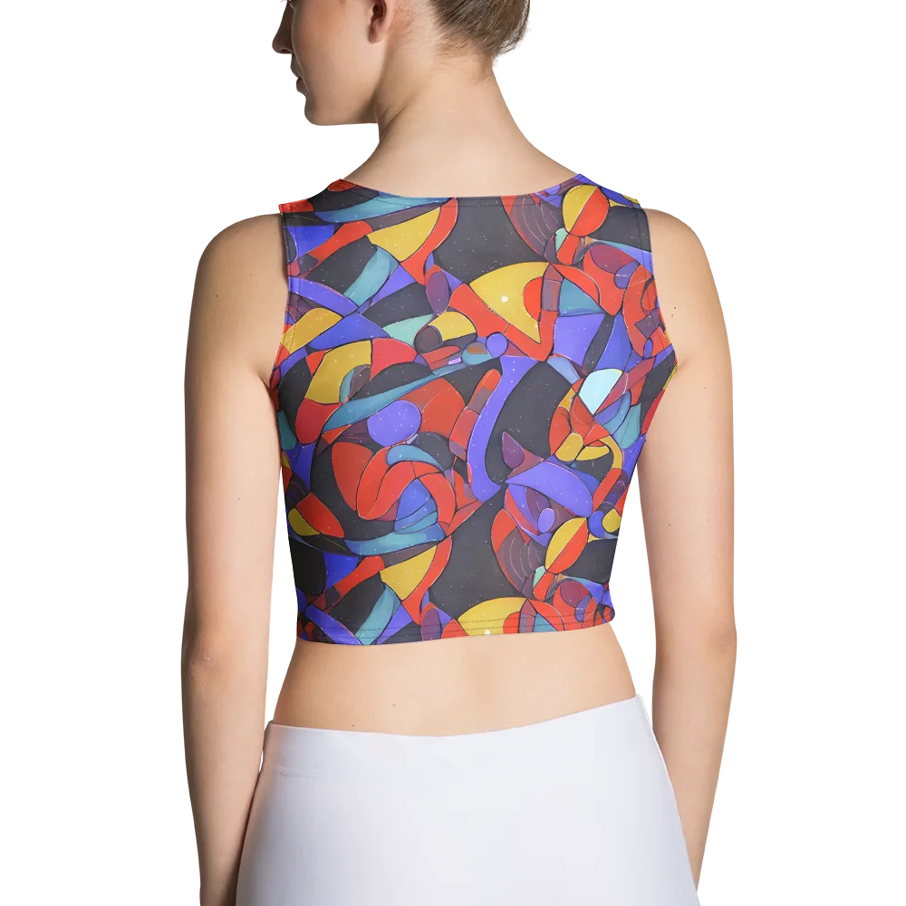 Neon Interlock on Crop Top — Back