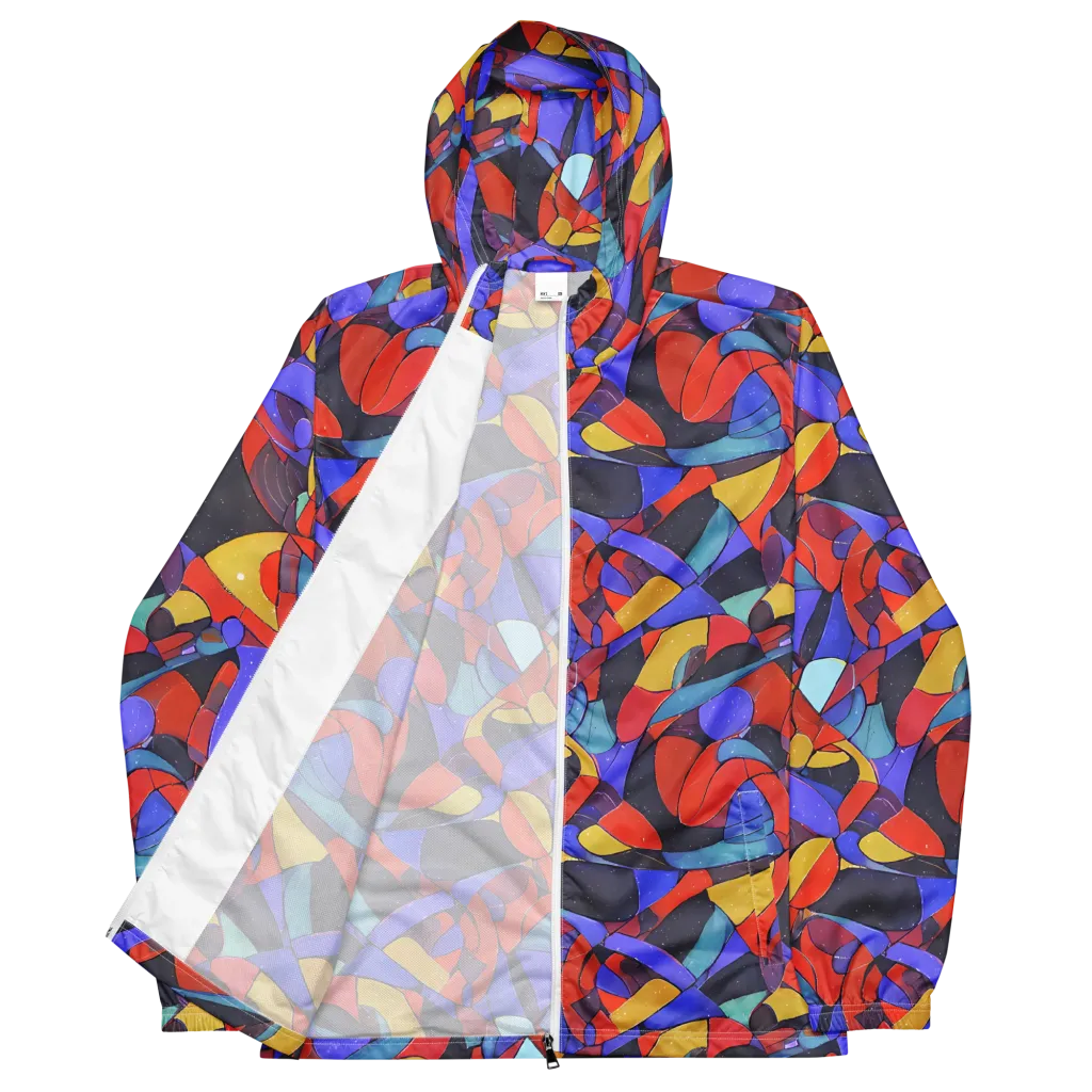 Neon Interlock on Men's Windbreaker — Front
