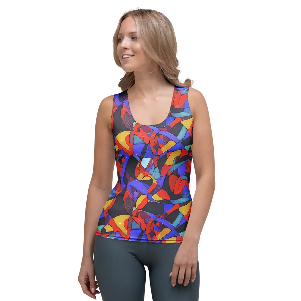 Neon Interlock on Women's Tank Top — Front
