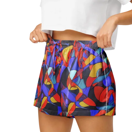 Neon Interlock on a Women's Pajama Shorts
