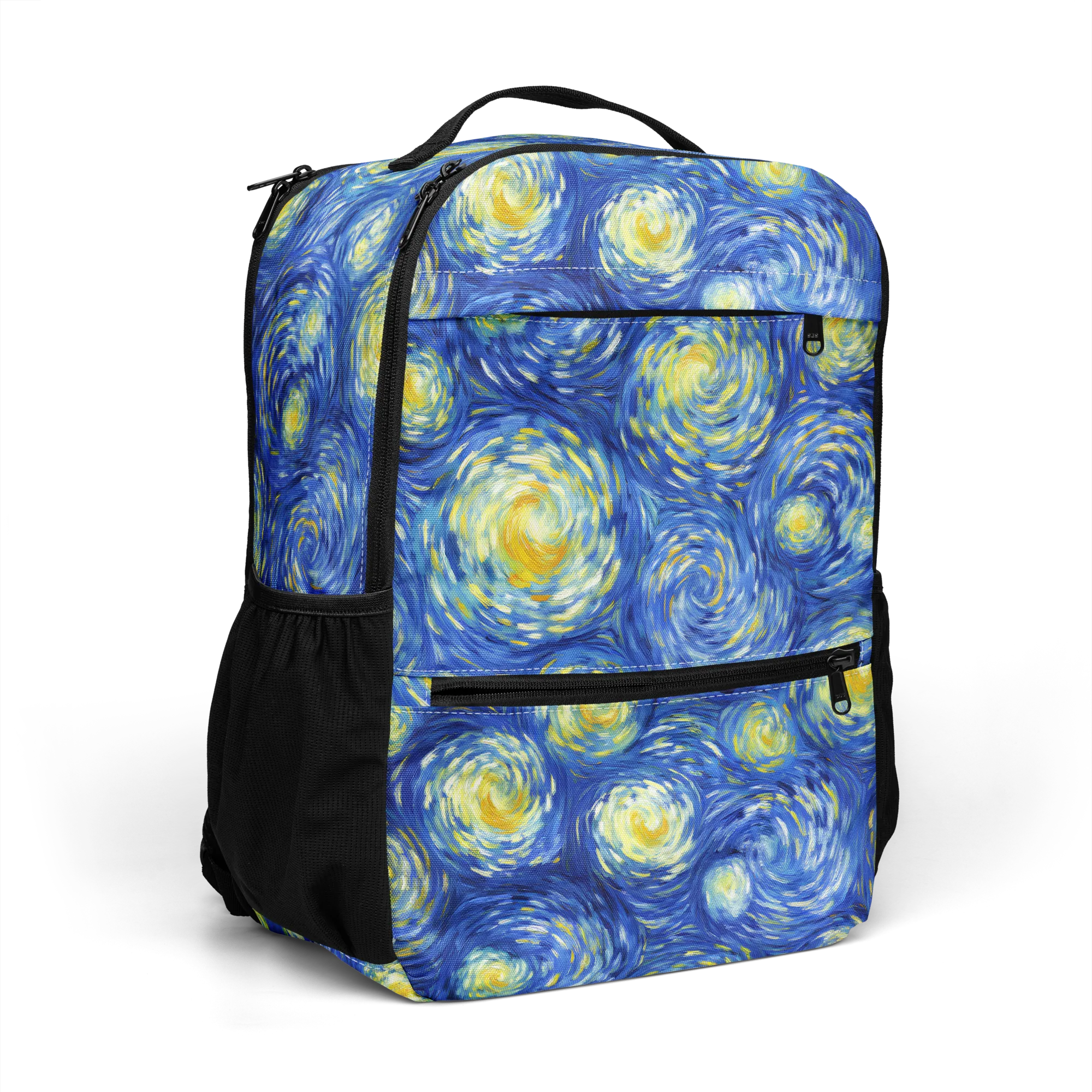 Golden Galaxies on Utility Backpack — Right Front