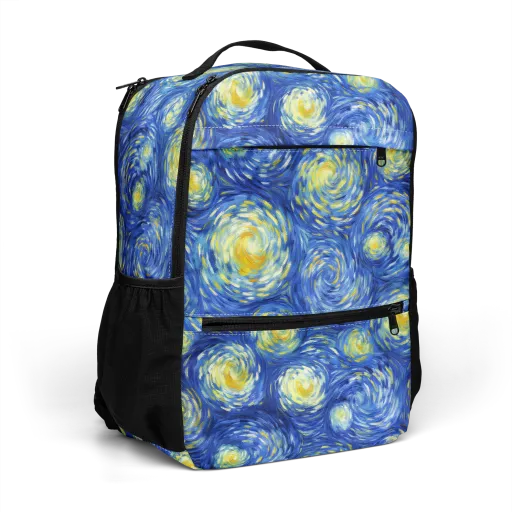 Golden Galaxies on a Utility Backpack