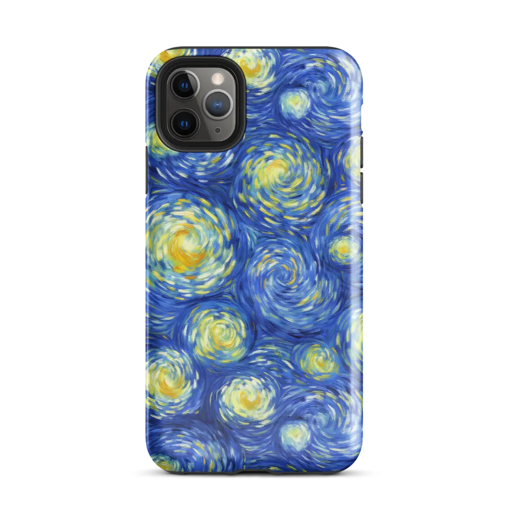 Golden Galaxies on Tough Case for iPhone® — Front