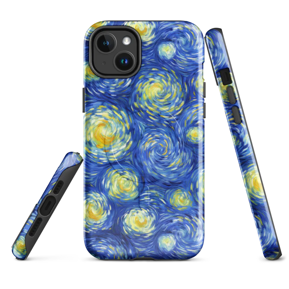 Golden Galaxies on MagSafe Tough Case for iPhone® — Front