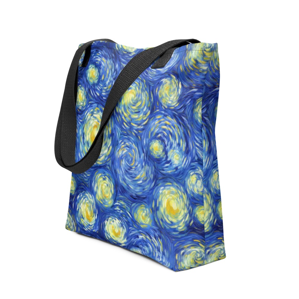 Golden Galaxies on Tote Bag — Front