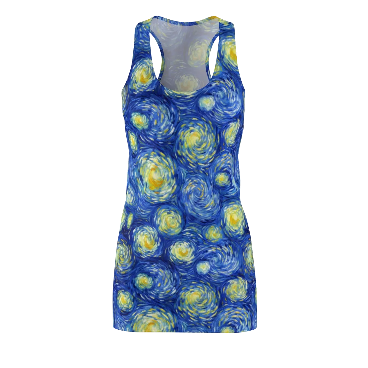 Golden Galaxies on Racerback Dress — Front