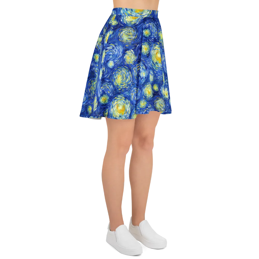 Golden Galaxies on Skater Skirt — Right