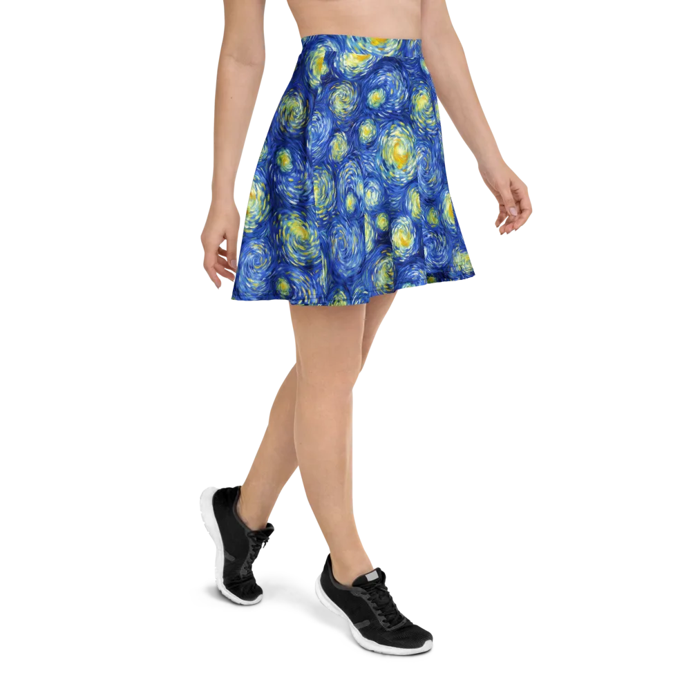 Golden Galaxies on Skater Skirt — Right