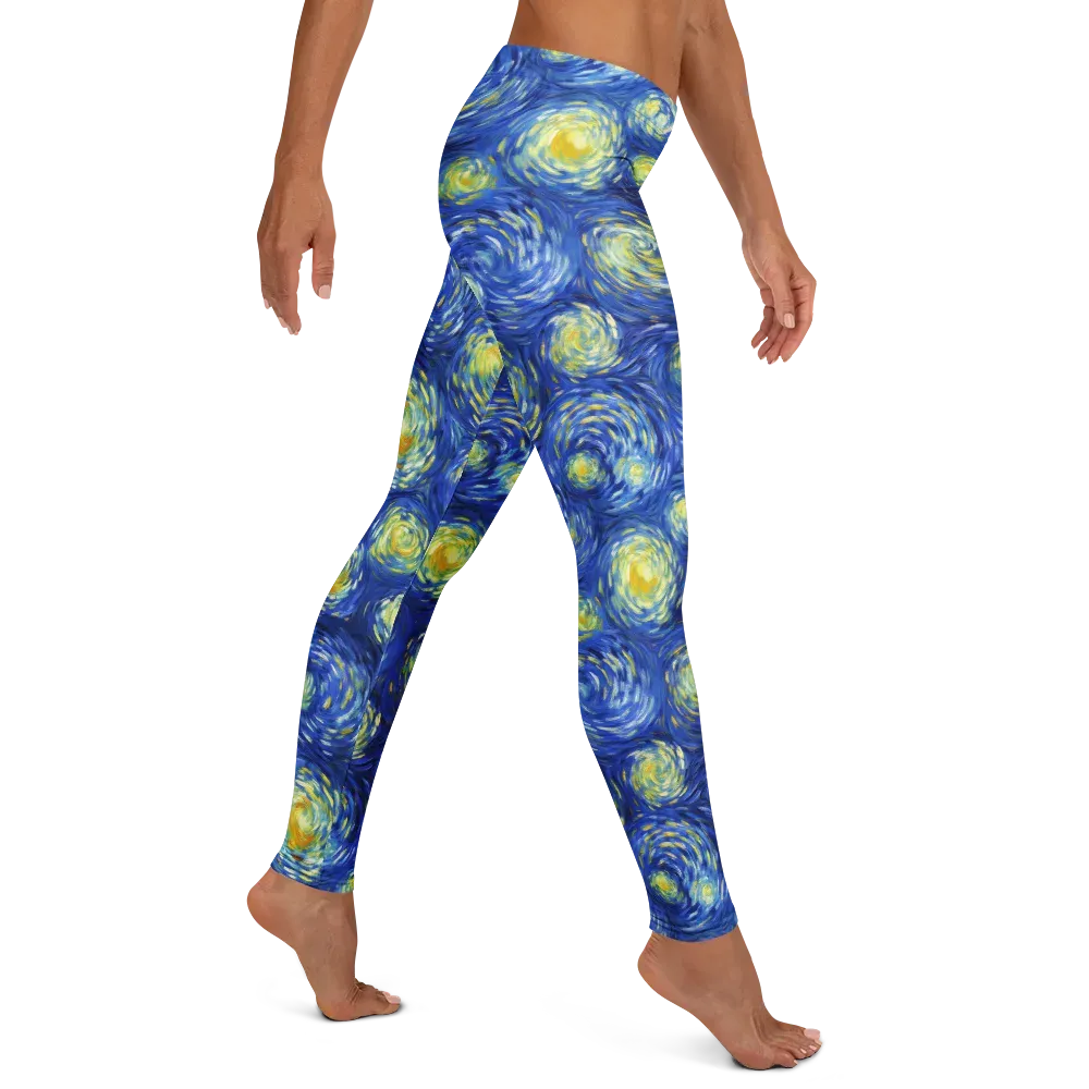 Golden Galaxies on Leggings — Right