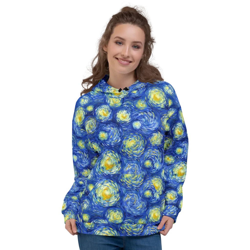 Golden Galaxies on Hoodie — Front