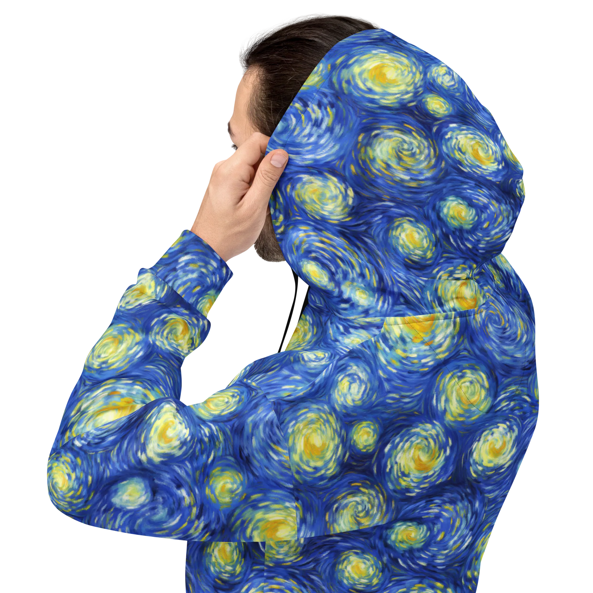 Golden Galaxies on Hoodie — Back