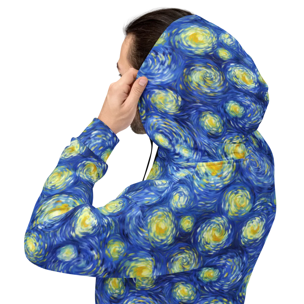 Golden Galaxies on Hoodie — Back