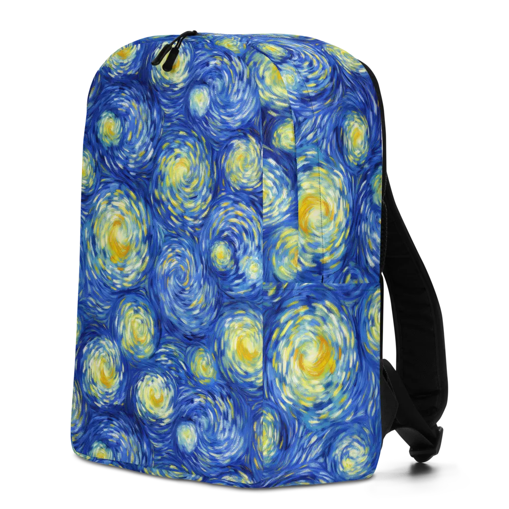 Golden Galaxies on Minimalist Backpack — Left