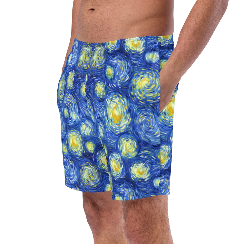 Golden Galaxies on Swim Trunks — Left Front