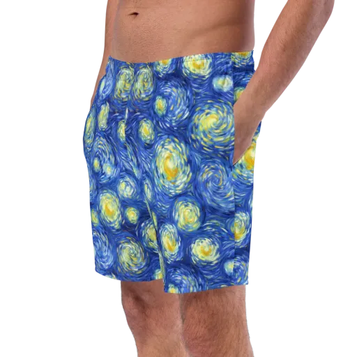 Golden Galaxies on a Swim Trunks