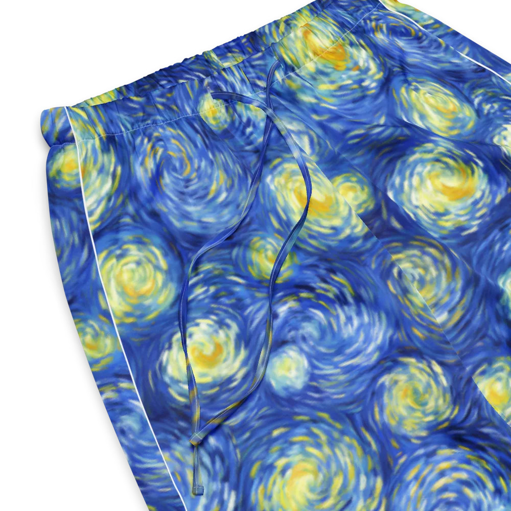 Golden Galaxies on Women's Pajama Pants — Product details