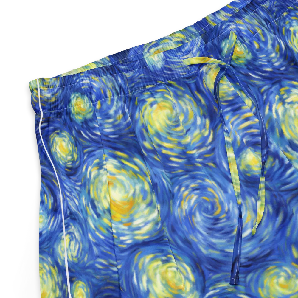 Golden Galaxies on Women's Pajama Shorts — Product details