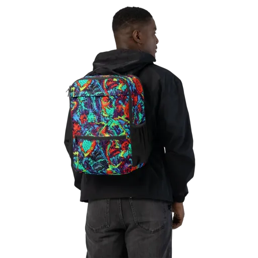 Neon Bog on a Utility Backpack