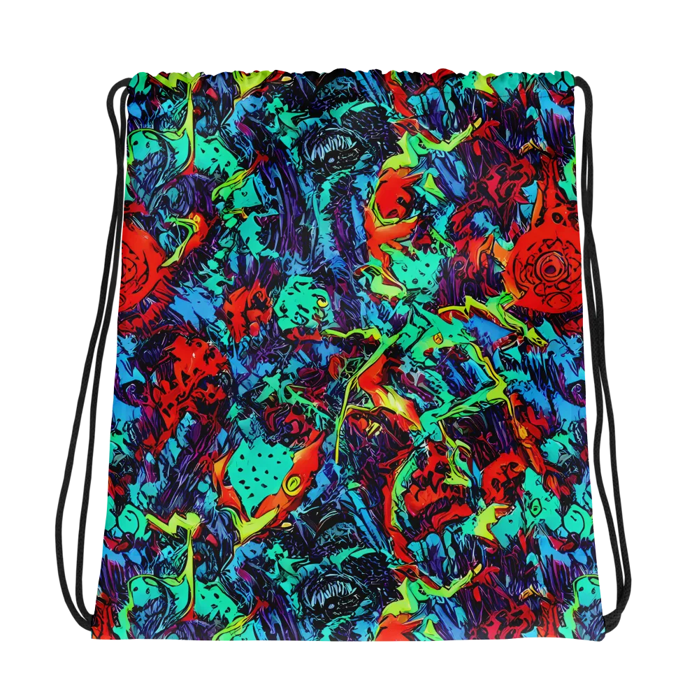 Neon Bog on Drawstring Bag — Photo