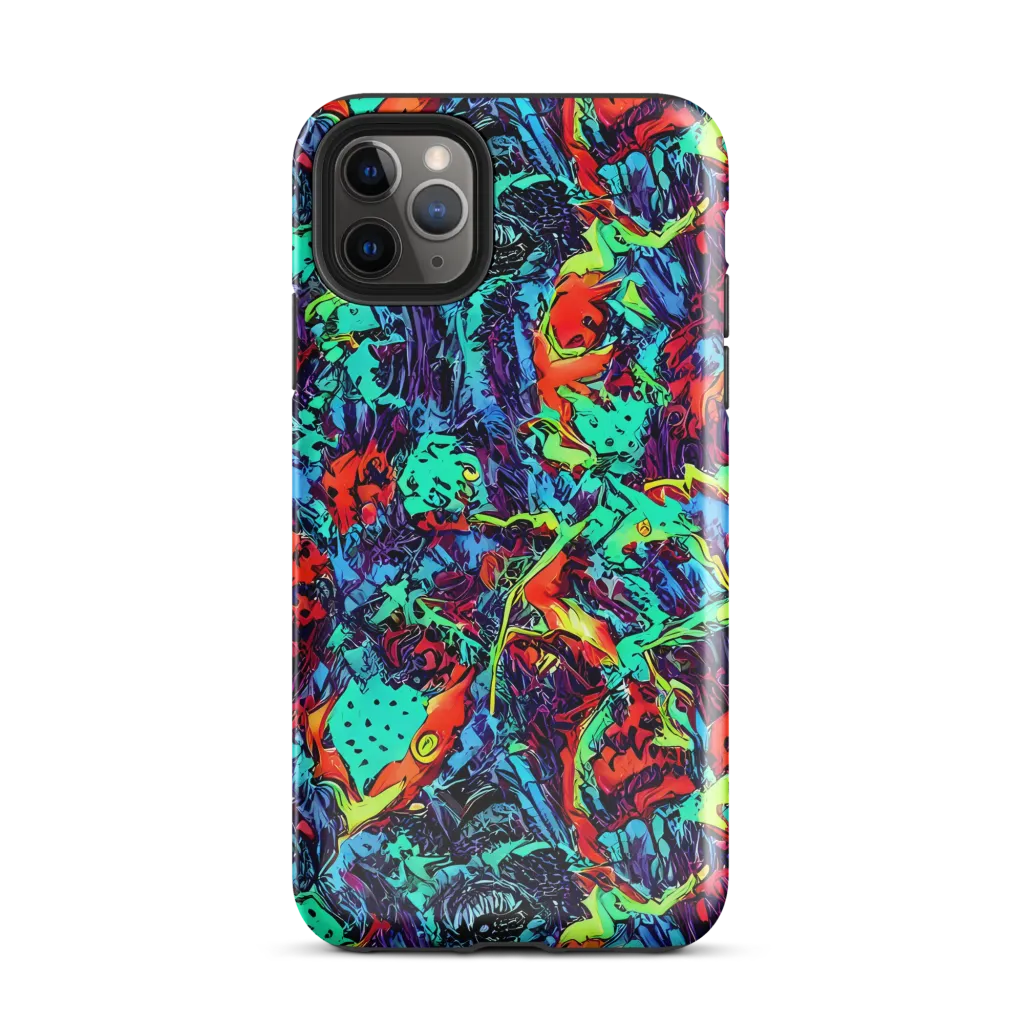 Neon Bog on Tough Case for iPhone® — Front