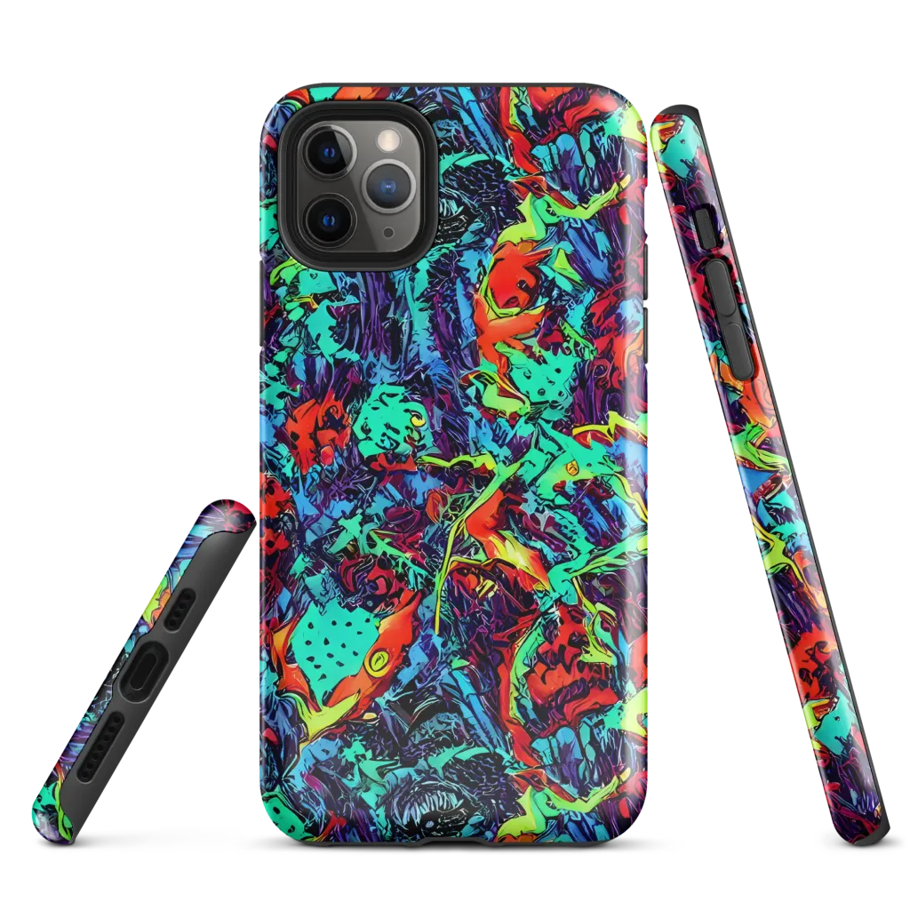 Neon Bog on Tough Case for iPhone® — Front